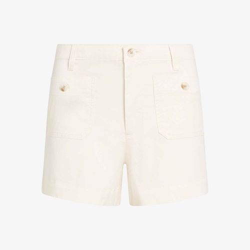 Shorts Chino Bolso Com Lapela