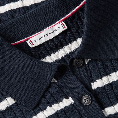 Suéter Polo Listrado