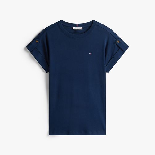 Camiseta Manga Roll Tab