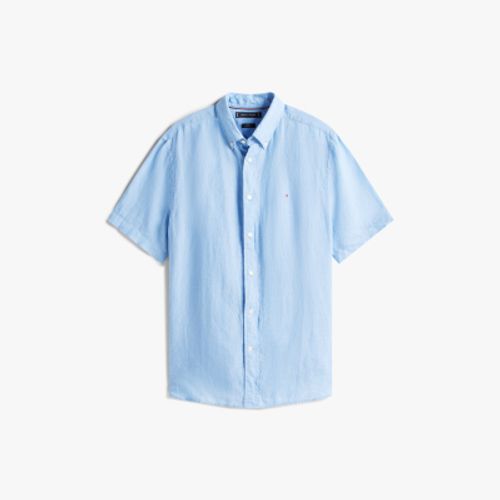 Camisa Dyed Linho Manga Curta