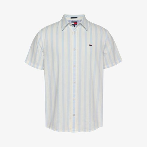 Camisa Listrada Manga Curta Tommy Jeans