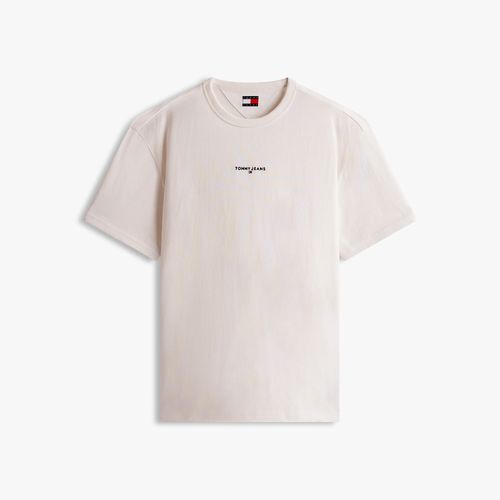 Camiseta Logo Minimal Relaxed Fit Tommy Jeans