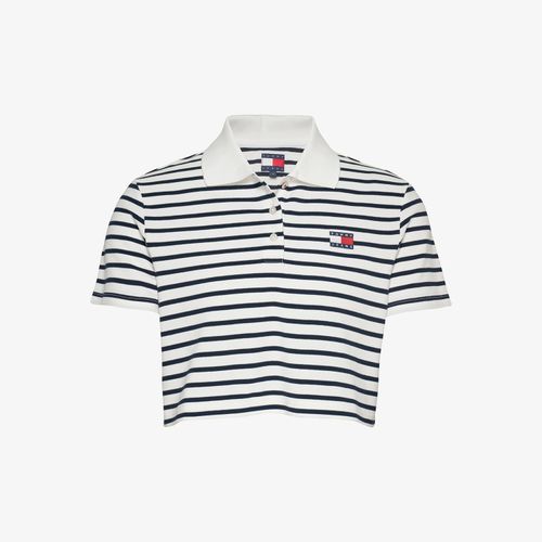 Polo Cropped Listrada Tommy Jeans