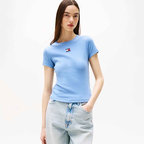 Camiseta Slim com Logo Tommy Jeans