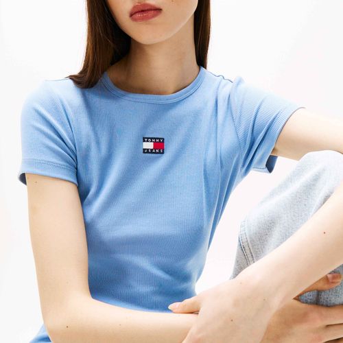 Camiseta Slim com Logo Tommy Jeans