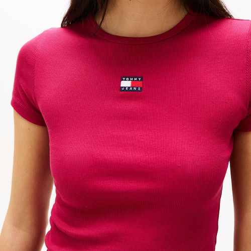 Camiseta Slim com Logo Tommy Jeans