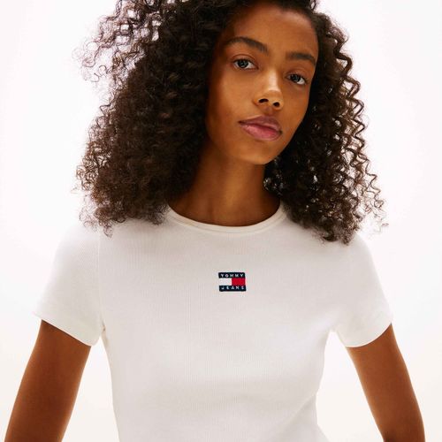Camiseta Slim com Logo Tommy Jeans