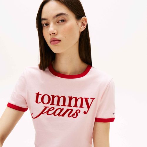 Camiseta Slim com Logo