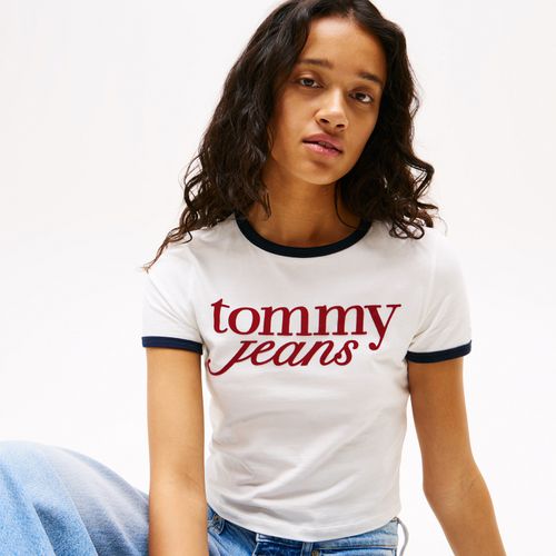 Camiseta Slim com Logo