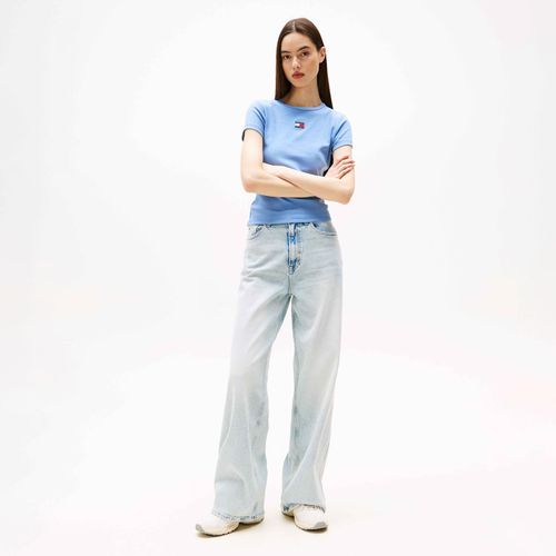 Camiseta Slim com Logo Tommy Jeans