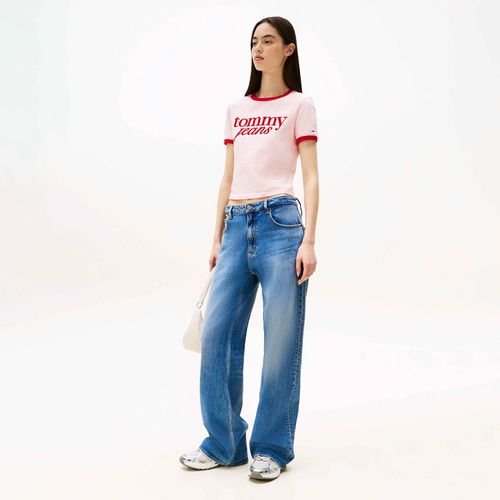 Camiseta Slim com Logo