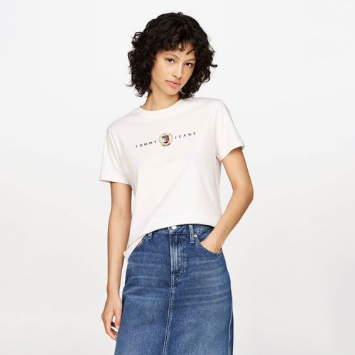 Camiseta Brasão Logo Tommy Jeans