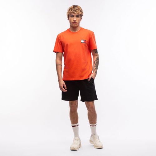 Shorts Moletom Logo Mini Faixa Tommy Jeans