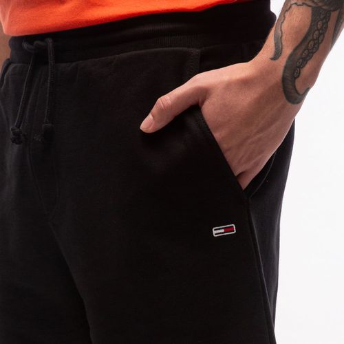 Shorts Moletom Logo Mini Faixa Tommy Jeans