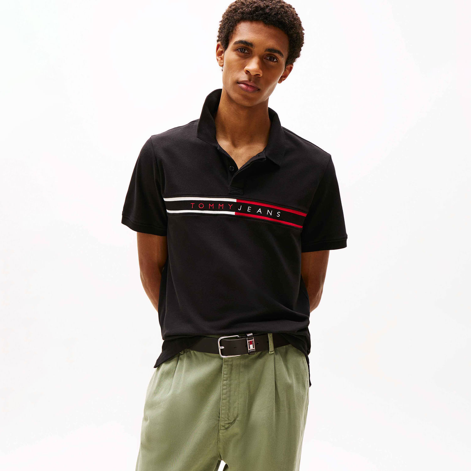 Polo Logo Linear Slim Fit Tommy Jeans | Tommy Hilfiger