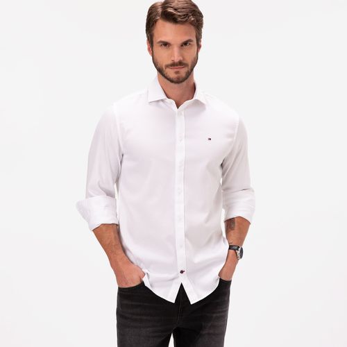 Camisa Listrada Slim Fit