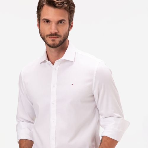 Camisa Listrada Slim Fit