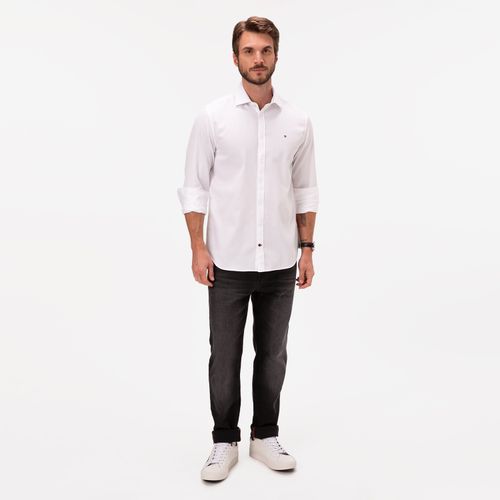 Camisa Listrada Slim Fit
