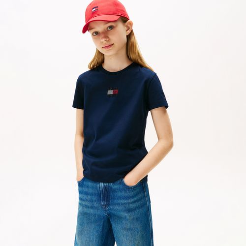 Camiseta Bandeira Infantil Tommy Hilfiger