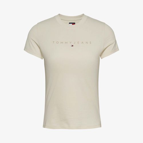 Camiseta Logo Linear Slim Fit Tommy Jeans