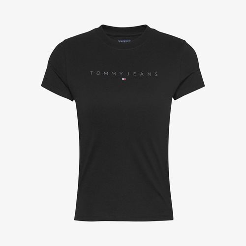 Camiseta Logo Linear Slim Fit Tommy Jeans