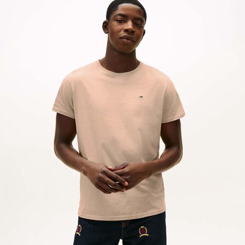 Camiseta Clássica Gola C Tommy Jeans