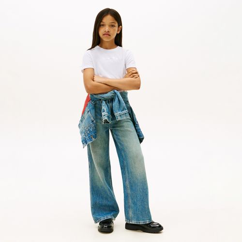 Camiseta Logo Cursivo Infantil Tommy Hilfiger