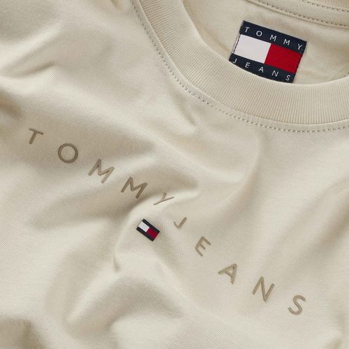 Camiseta Logo Linear Slim Fit Tommy Jeans