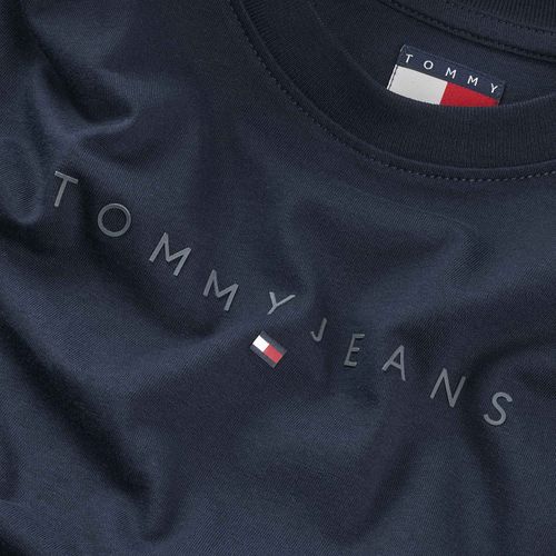 Camiseta Logo Linear Slim Fit Tommy Jeans