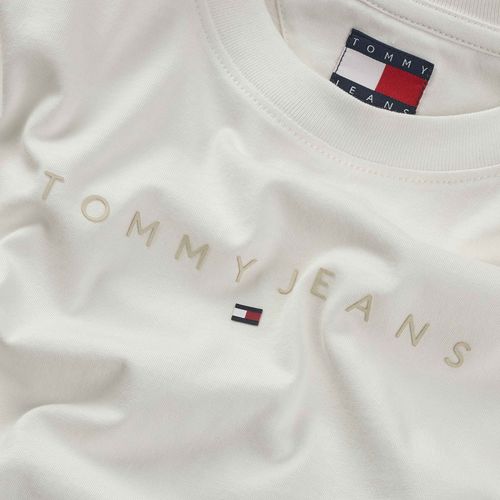 Camiseta Logo Linear Slim Fit Tommy Jeans