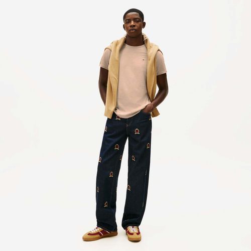 Camiseta Clássica Gola C Tommy Jeans