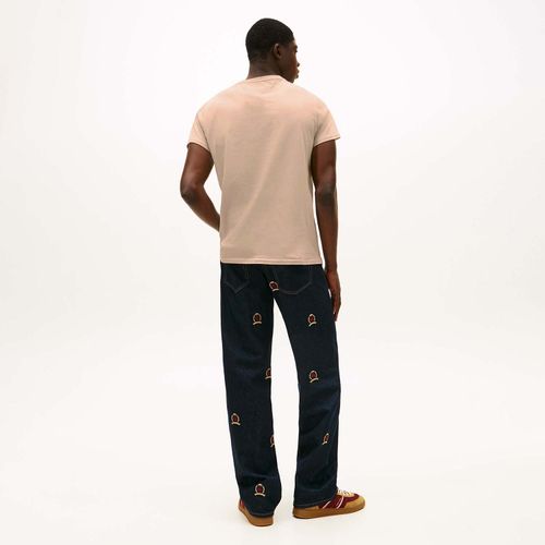 Camiseta Clássica Gola C Tommy Jeans