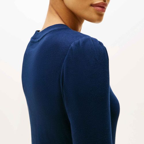 Vestido Ribana Manga Puff