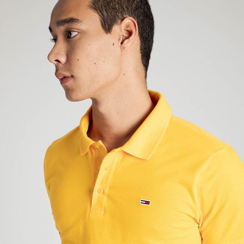 Tommy Jeans Polo Piquê Modelagem Slim
