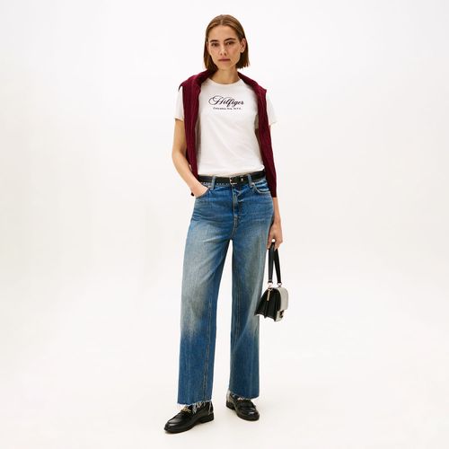 Camiseta Logo Hilfiger Cursivo