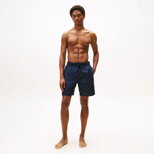 Bermuda De Banho Logo Hilfiger Flag Longa