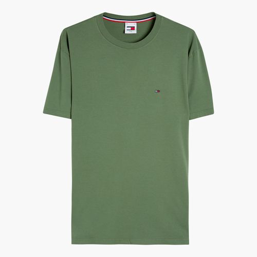 Camiseta Clássica Gola C Tommy Jeans