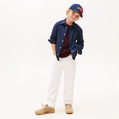 Camisa Popeline Infantil Tommy Hilfiger