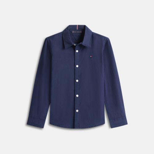 Camisa Popeline Infantil Tommy Hilfiger