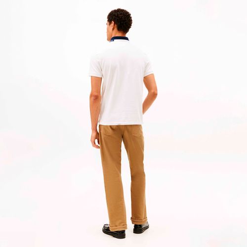 Polo Tommy Hilfiger Regular Fit com Gola Gráfica