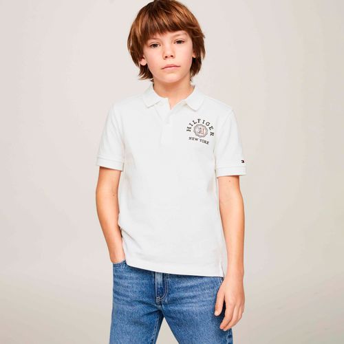Polo Infantil com Logo Tommy Hilfiger