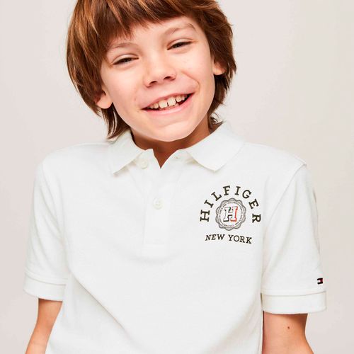 Polo Infantil com Logo Tommy Hilfiger