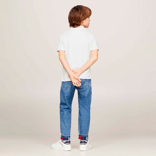 Polo Infantil com Logo Tommy Hilfiger