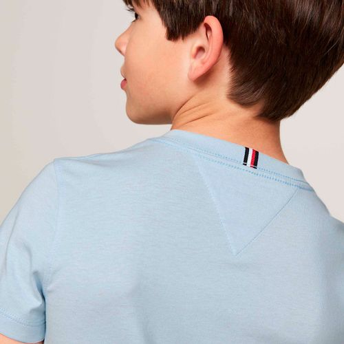 Camiseta Infantil Logo Clássico Tommy Hilfiger
