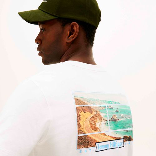 Camiseta de algodão Tommy Hilfiger