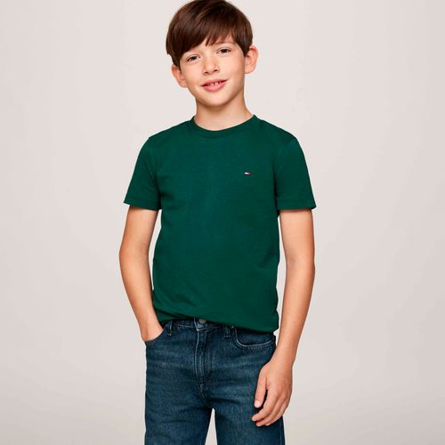 Camiseta Infantil Logo Clássico Tommy Hilfiger