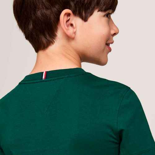 Camiseta Infantil Logo Clássico Tommy Hilfiger