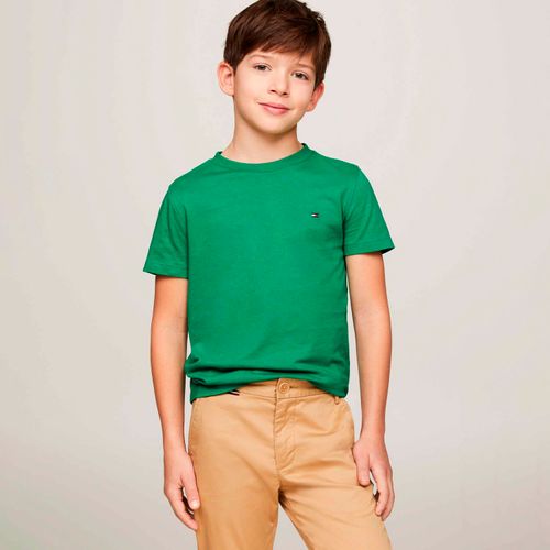 Camiseta Infantil Logo Clássico Tommy Hilfiger