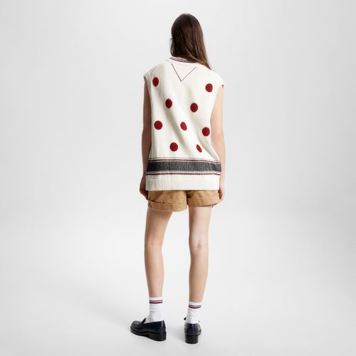 Suéter Colete Bolinhas Tommy Hilfiger X Disney