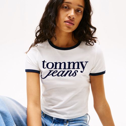 Camiseta Slim com Logo